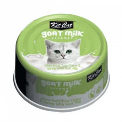 Goat Milk Gourmet White Meat Tuna Flakes & Shrimp Wet Cat Food