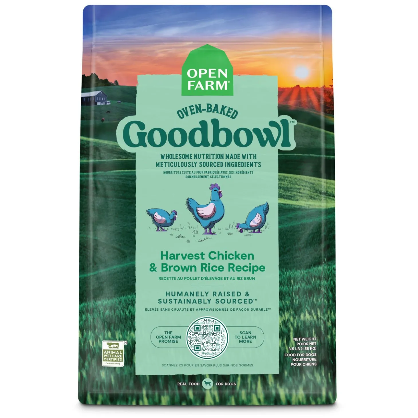 GoodBowl Harvest Chicken & Brown Rice Recipe Dry Dog Food