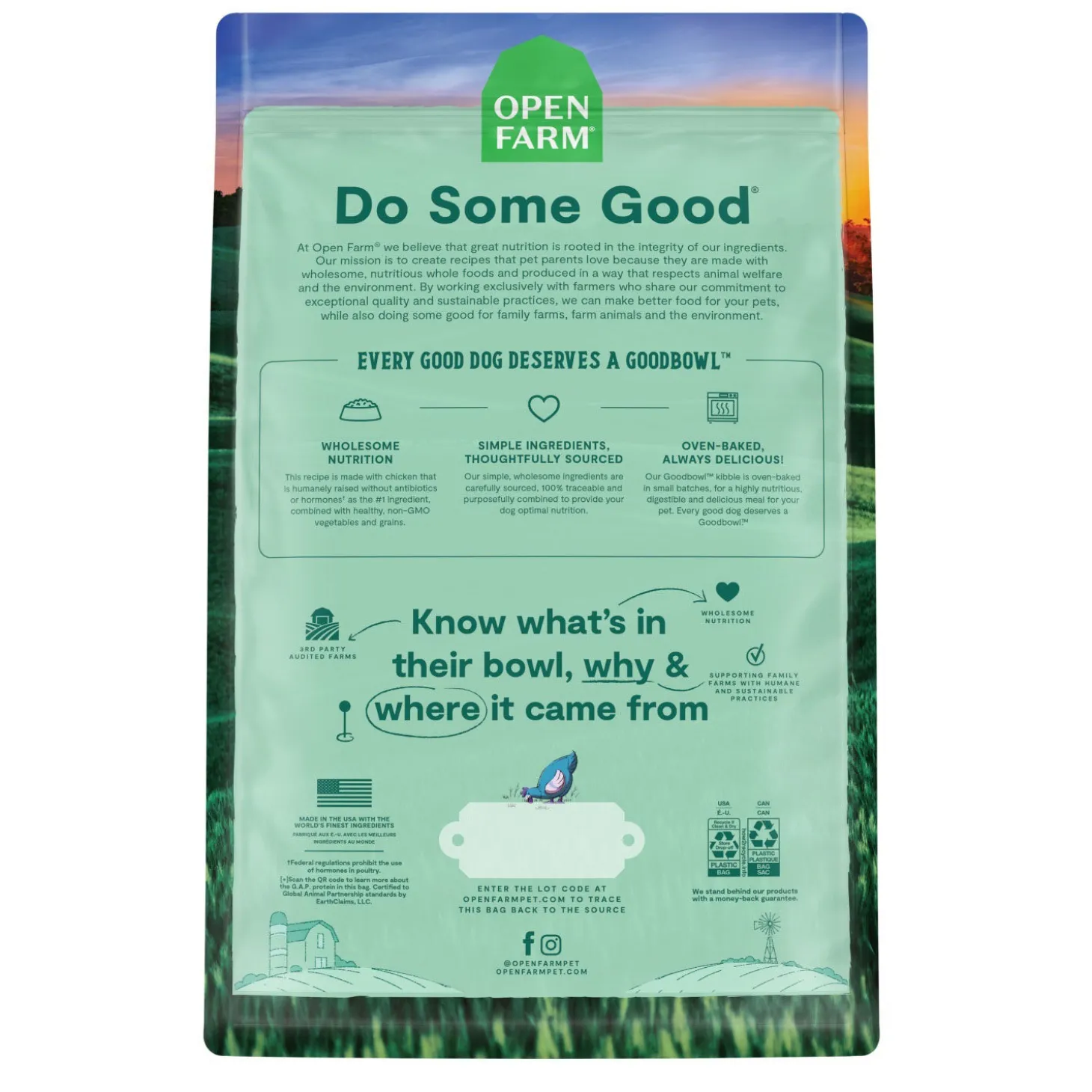 GoodBowl Harvest Chicken & Brown Rice Recipe Dry Dog Food