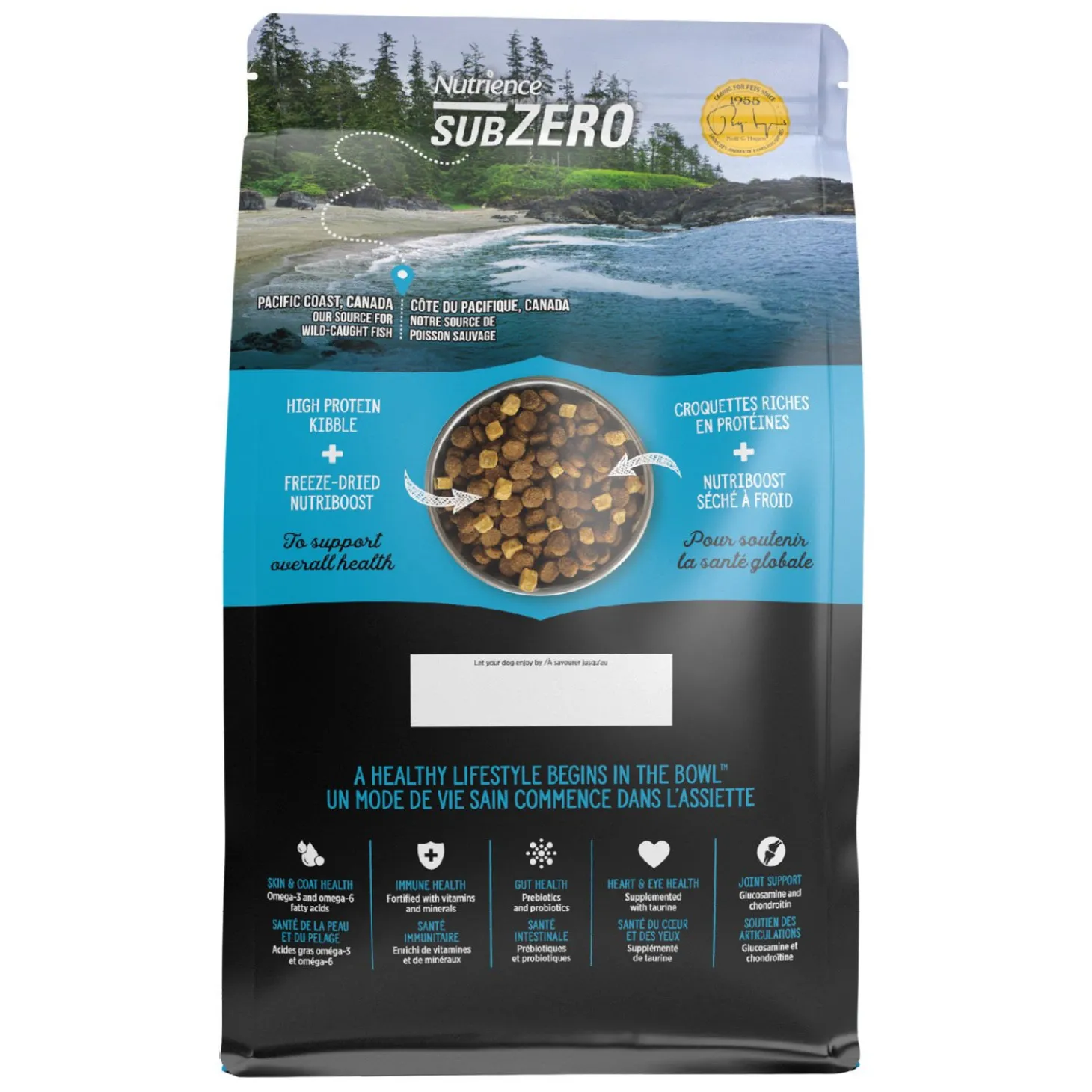 Grain free dryfood for adult dog, Canadian pacific formula