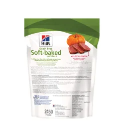 Grain free soft-baked naturals dog treats, with duck and pumpkin, 8 oz