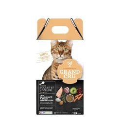Grain-Free Dehydrated Chicken and Duck Food for Cats