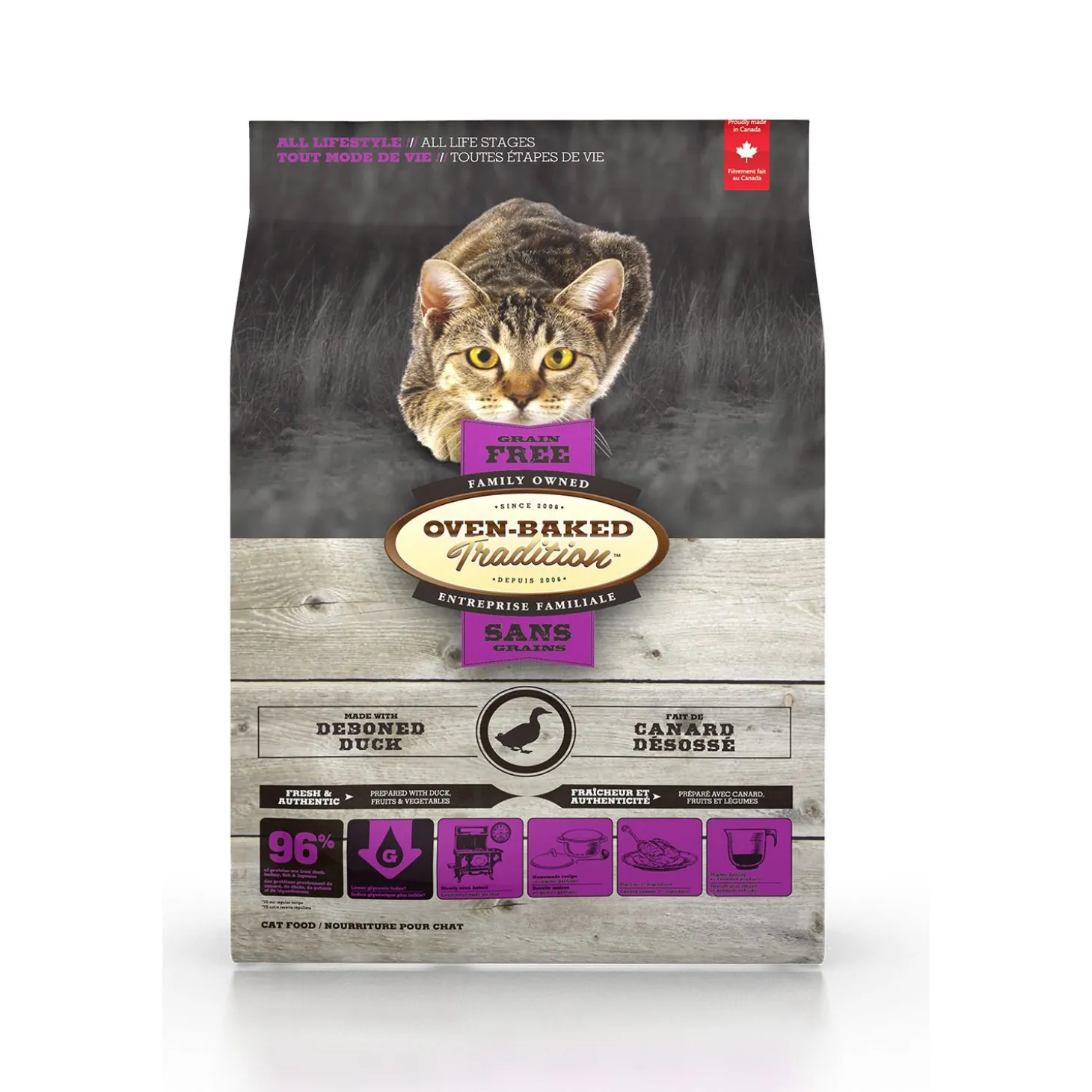 Grain-free Duck Dry Cat Food, 1.13 kg