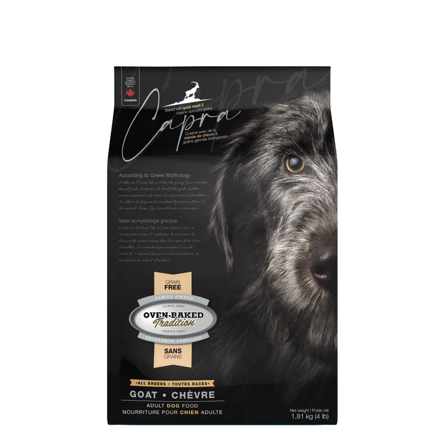 Grain-Free Food with Goat for Adult Dogs