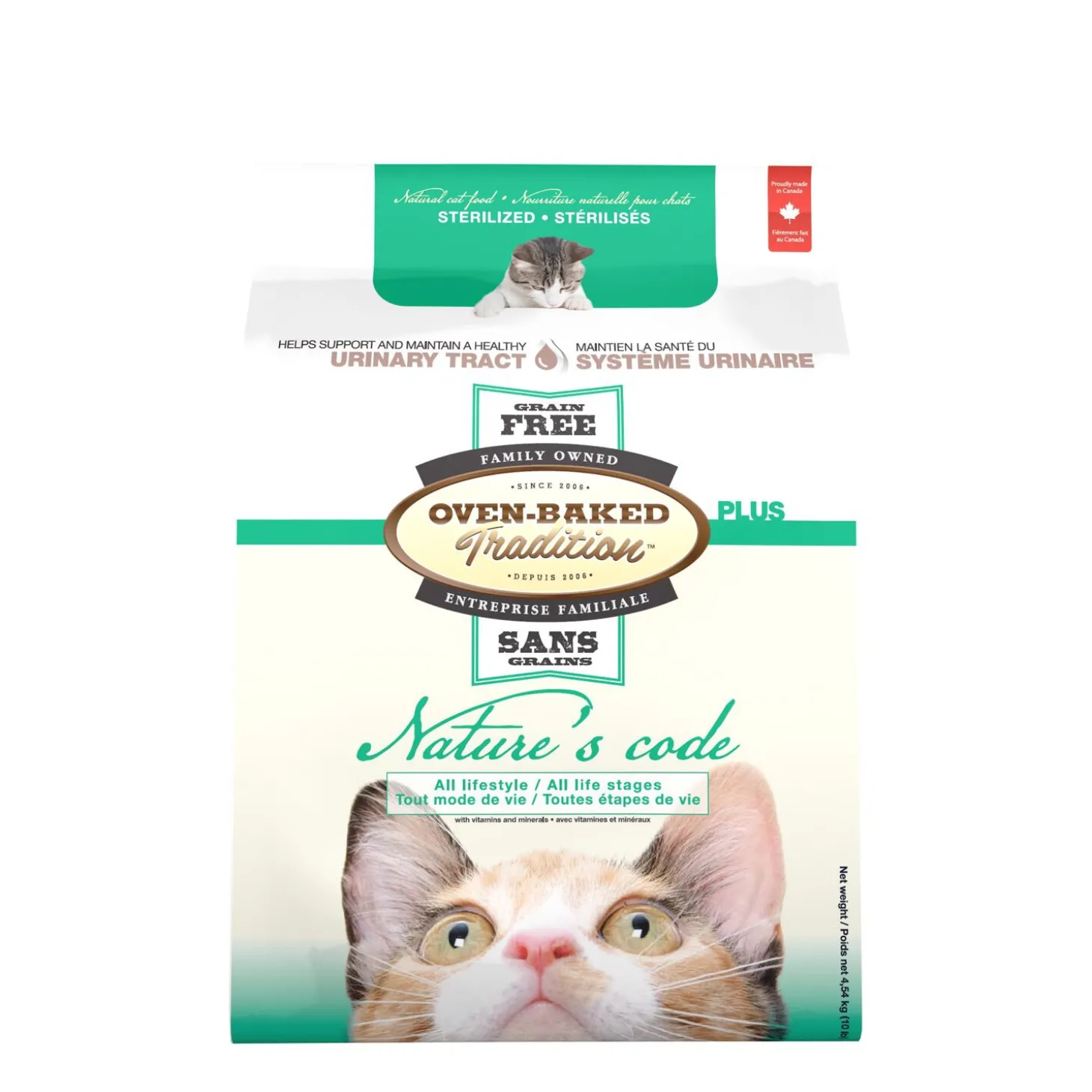 Grain-free urinary care dry food for sterilized cats