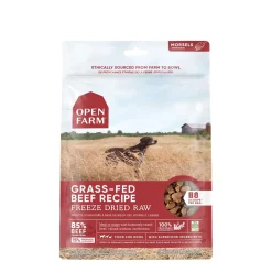 Grass-fed beef freeze dried raw dog food