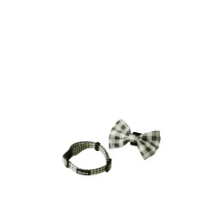 Green Plaid Cat Bowtie