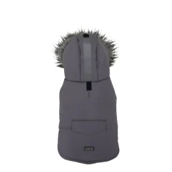 Grey Dog Winter Coat, L