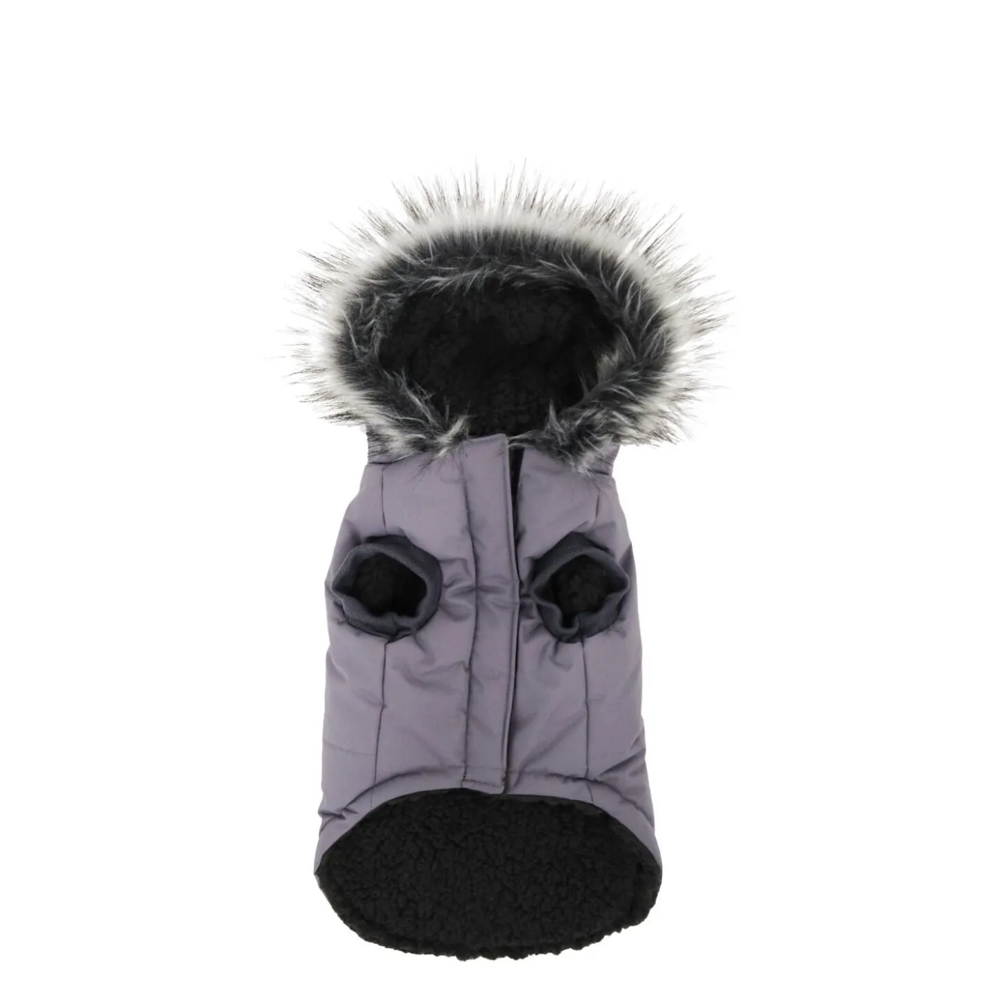 Grey Dog Winter Coat, 2XL