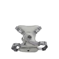 Grey Embroidered Dog Harness