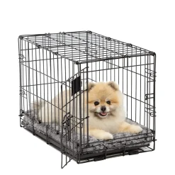 Grey swirl fur pet bed