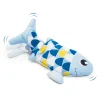 Groovy dancing fish toy for cats, blue