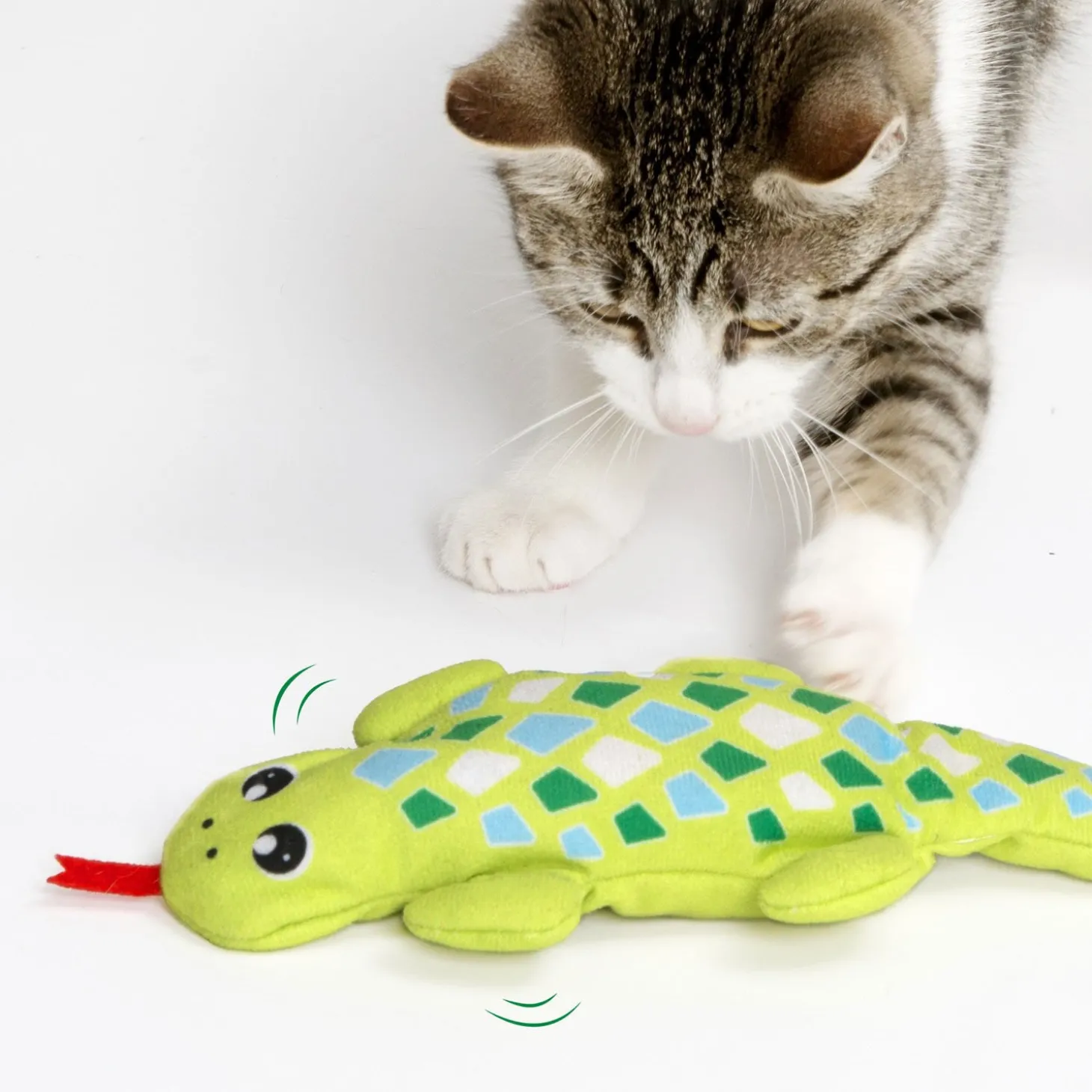 Groovy Gecko Toy for Cats