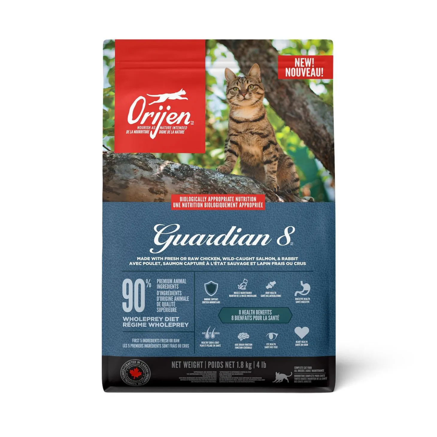 Guardian 8 Dry Food Formula for Cats, 1.8 kg