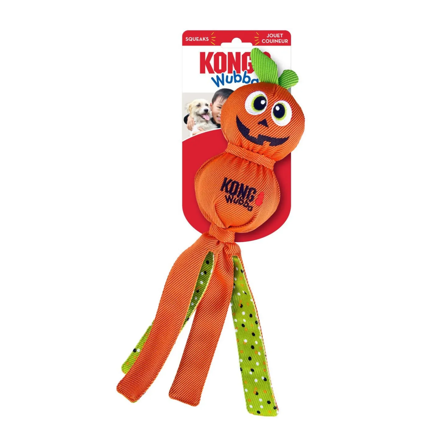 Halloween Wubba™ Ballistic Pumpkin Toy for Dogs