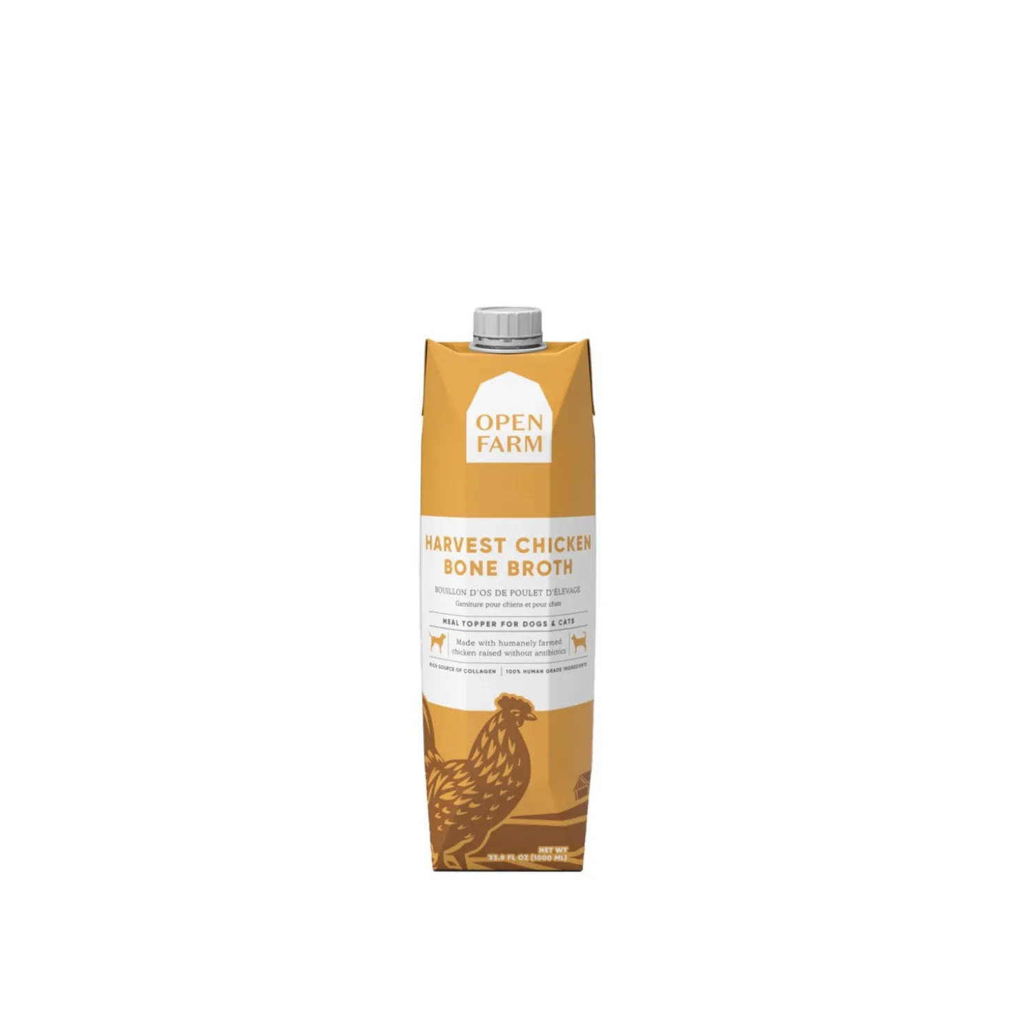 Harvest Chicken Bone Broth for Dogs and Cats, 1 L
