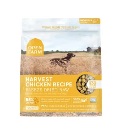 Harvest chicken freeze dried raw dog food