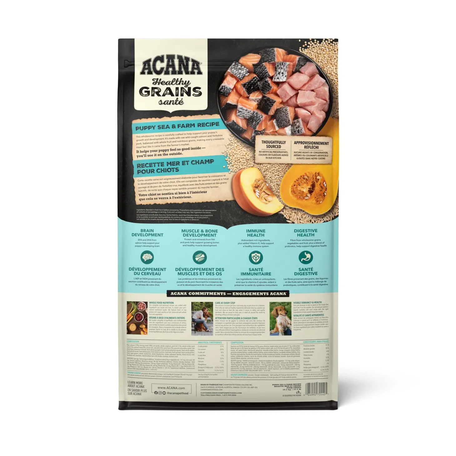 Healthy Grains Puppy Sea and Farm Dry Food, 10.2 kg