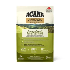 Highest Protein Grasslands Dry Dog Food Recipe, 6 kg