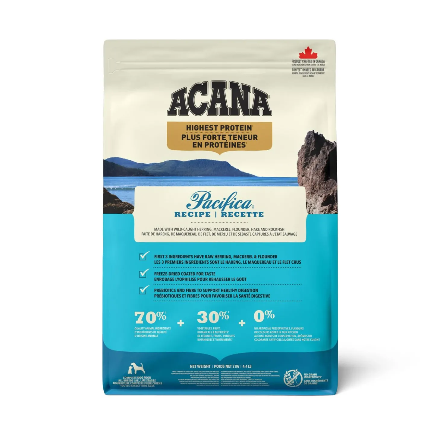 Highest Protein Pacifica Dry Dog Food Recipe, 2 kg