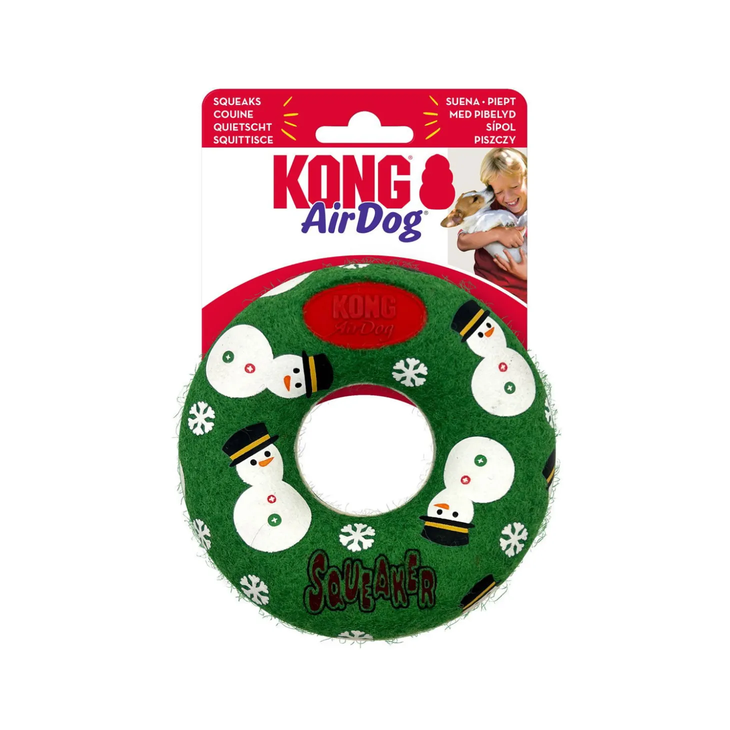 Holiday AirDog® Squeaker Donut for Dogs