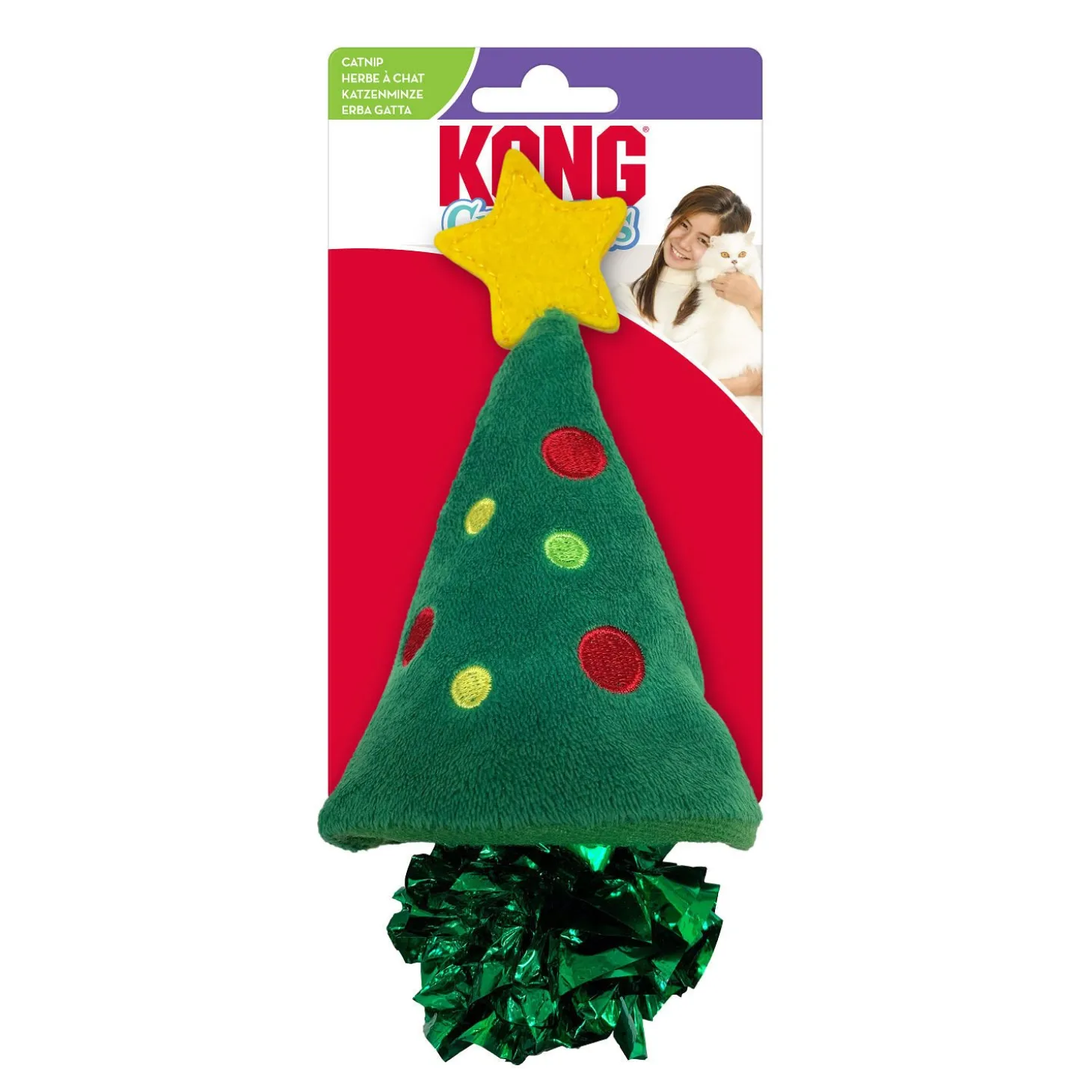 Holiday Crackles Christmas Tree for Cats