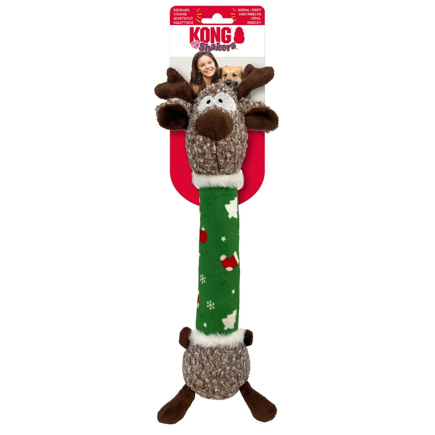 Holiday Shakers™ Luvs Reindeer for Dogs