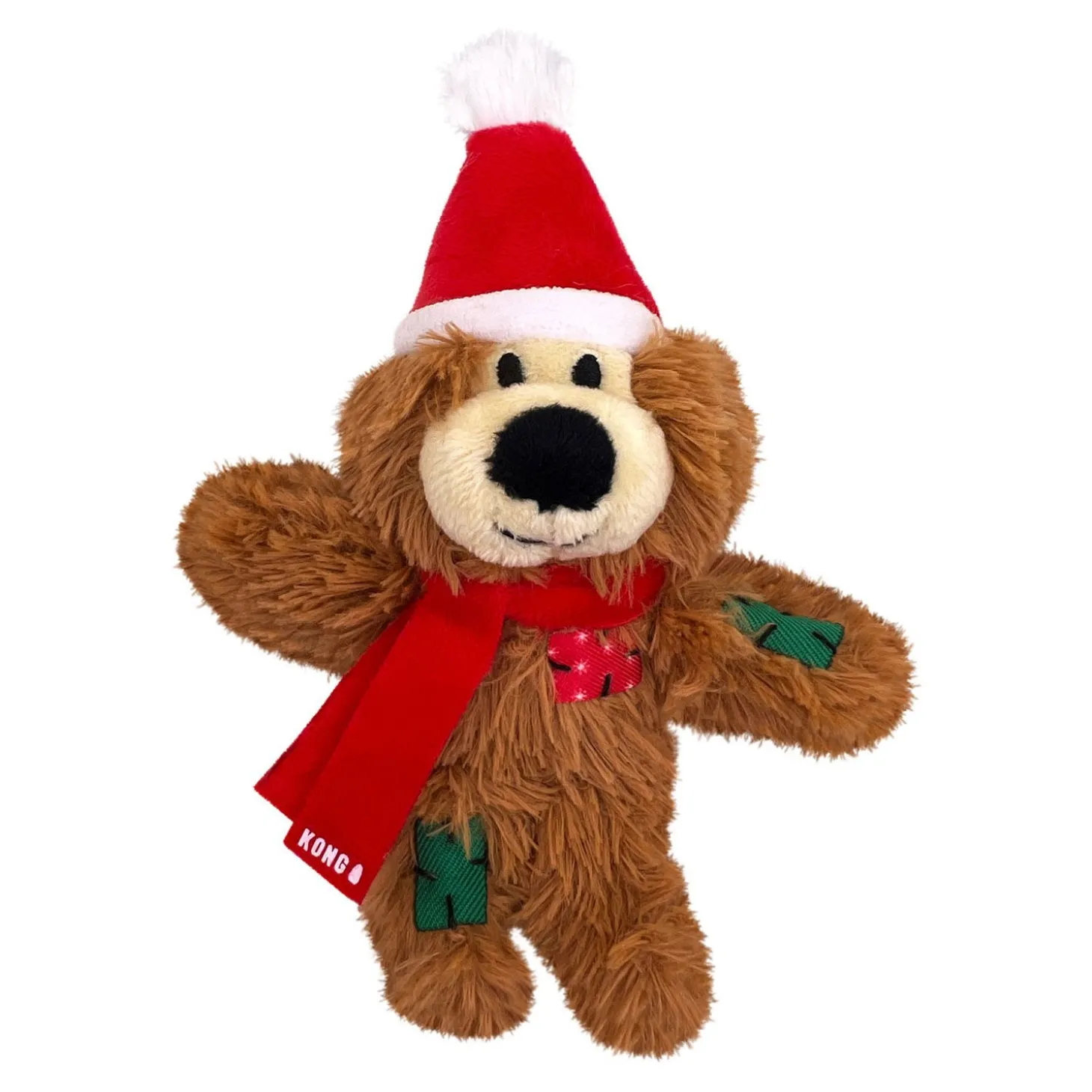 Holiday Softies Bear Toy for Cats, Assorted
