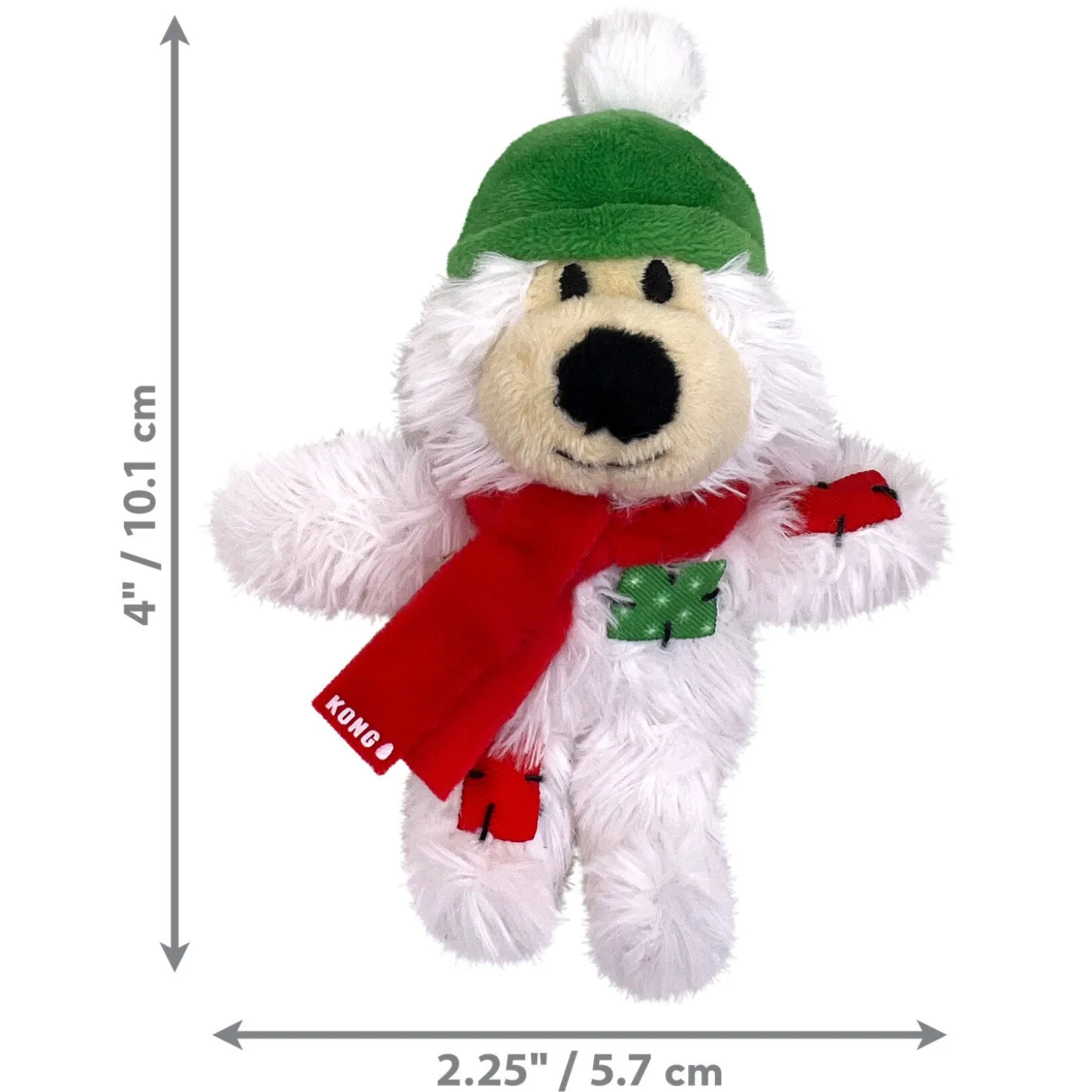 Holiday Softies Bear Toy for Cats, Assorted