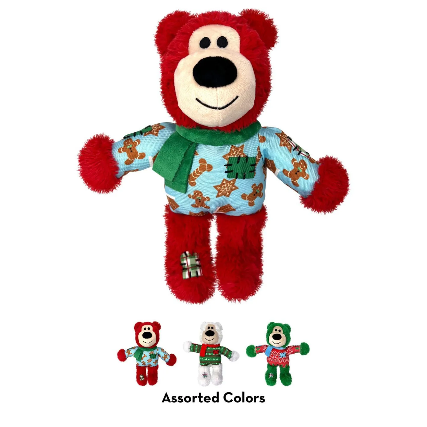 Holiday Wild Knots Bear for Dogs, 1 unit