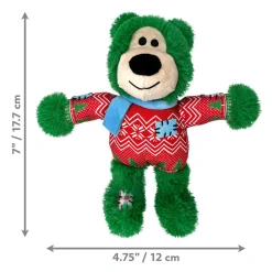 Holiday Wild Knots Bear for Dogs, 1 unit