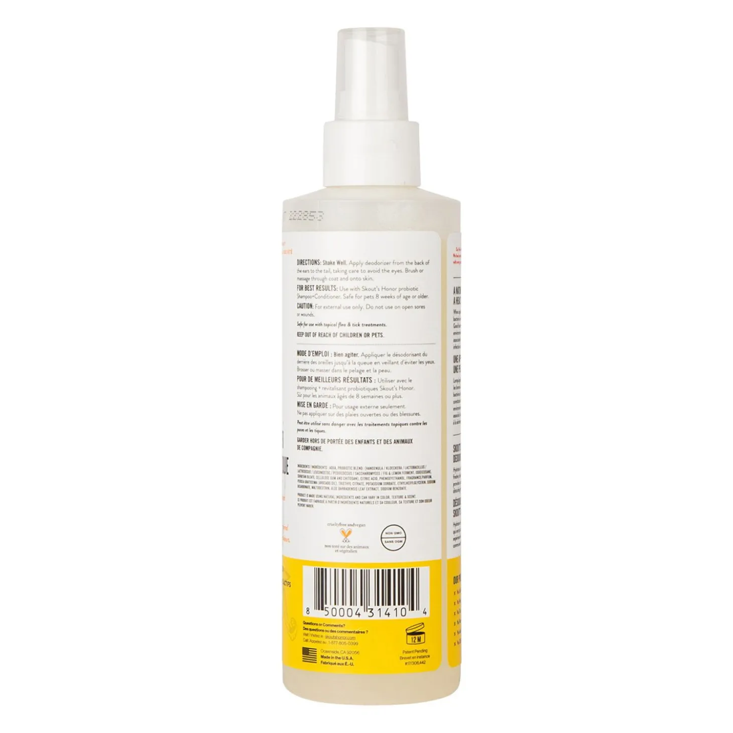 Honeysuckle Probiotic Daily Use Deodorizer, 236 ml