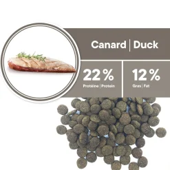 Hypoallergenic dry duck food for dogs