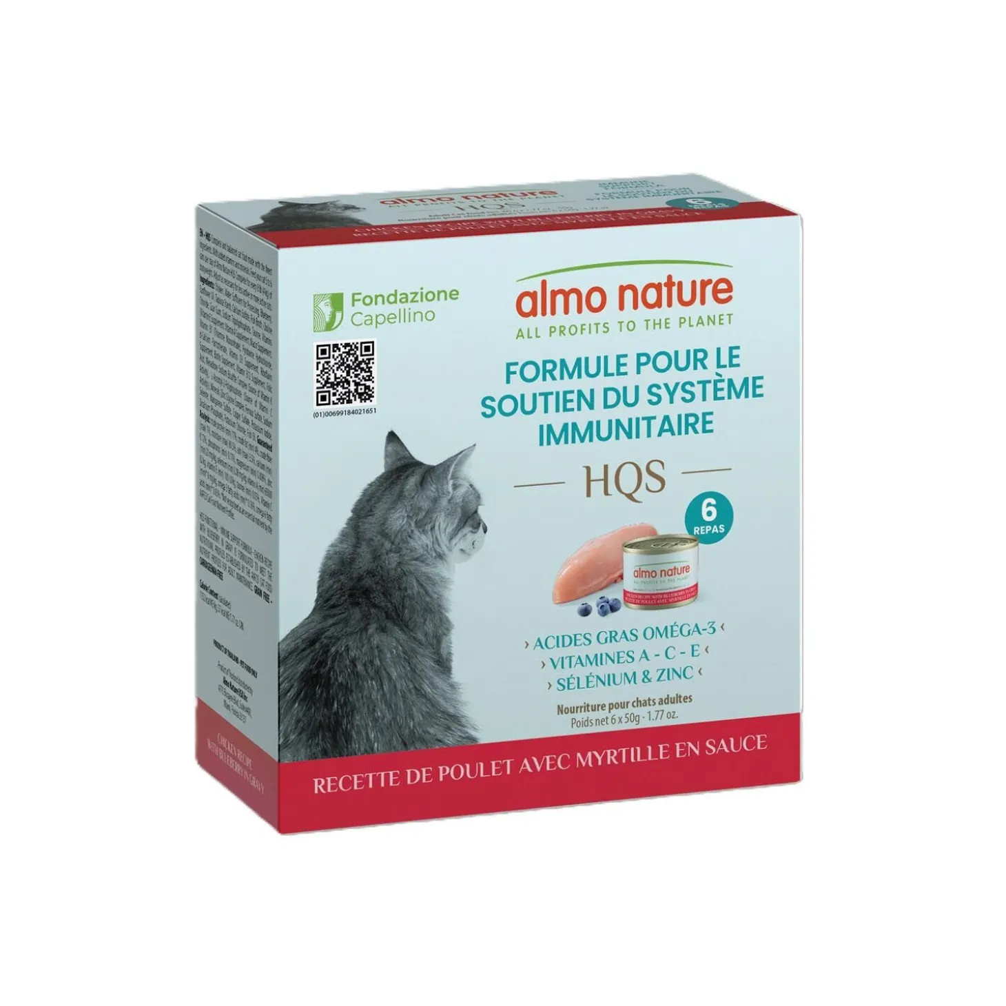 Immune Support Formula Chicken Recipe with Blueberry in Gravy for Cats