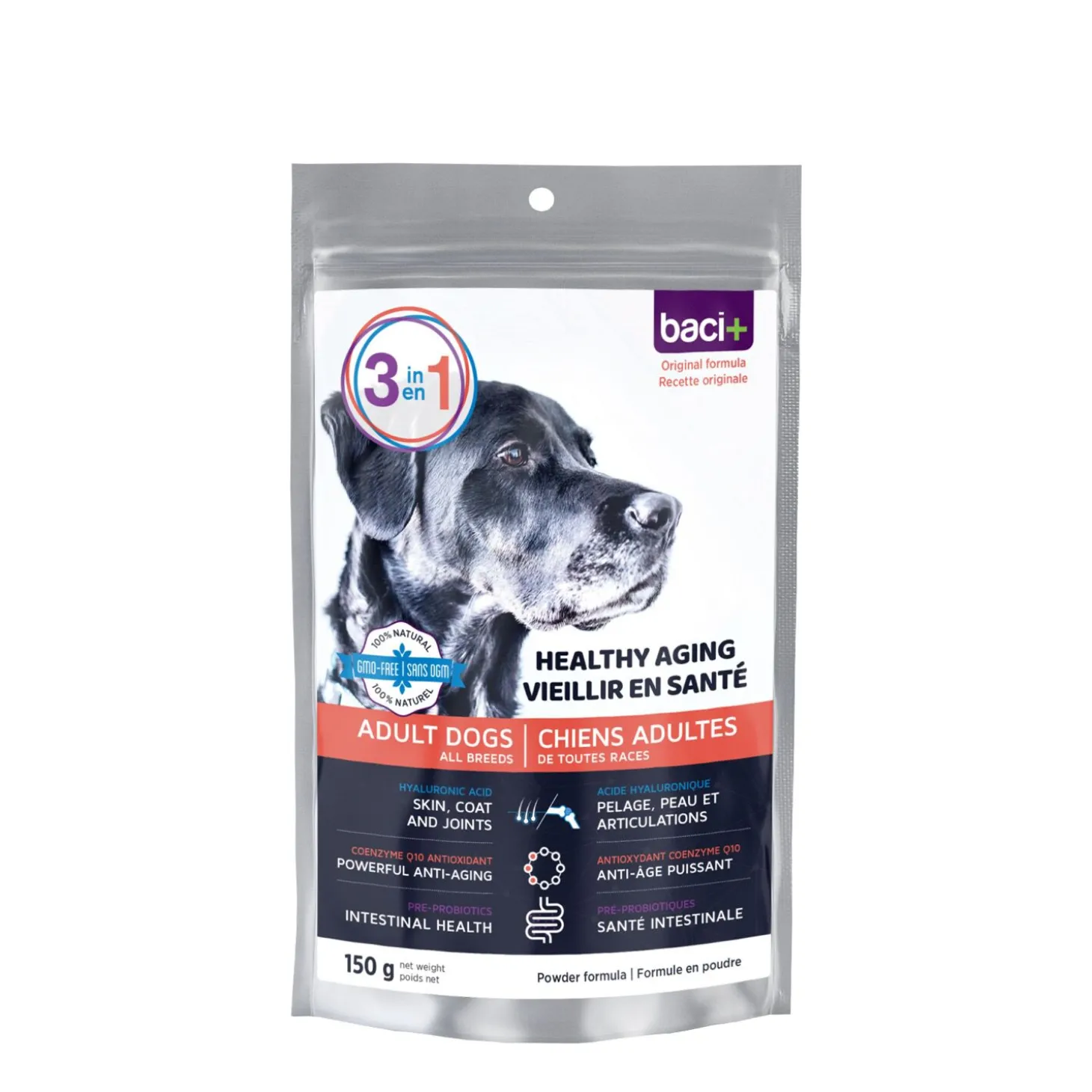 3-in-1 Solution for Dogs 5 years old and older, 150g