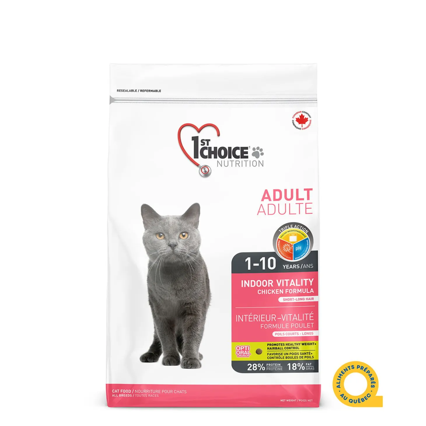 Indoor Vitality Chicken Formula for Adult Cats