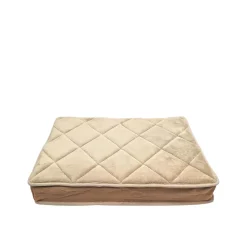 Irish Cream Linen Diamond Bed