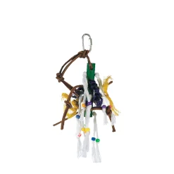 Junglewood Wood Peg with Ropes Bird Toy