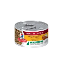 Kitten Healthy Cuisine Roasted Chicken & Rice Medley Canned Cat Food, 82 g