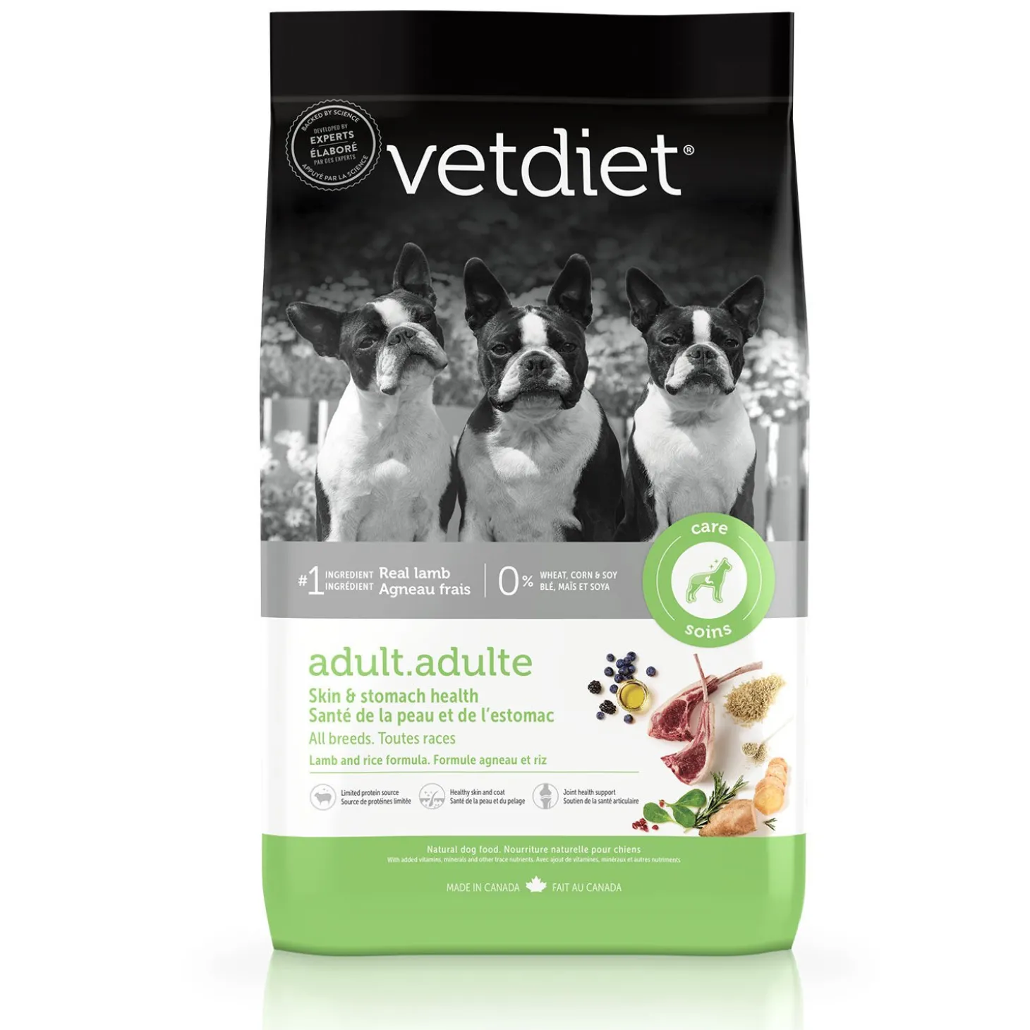 Lamb and Rice Skin and stomach Health Formula for Adult Dogs