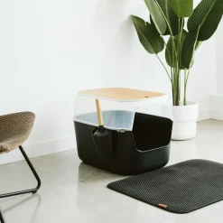 Large Luxury Litter Box with Bamboo Top