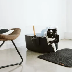 Large Luxury Litter Box with Bamboo Top
