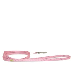 Leash for Tiny Dogs, pink dots
