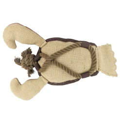 Leather Lobster Dog Toy