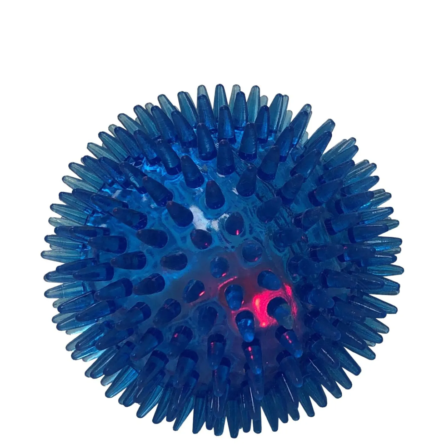 LED Squeaker Spike Ball