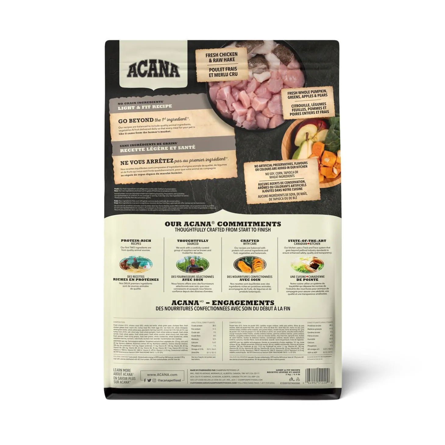 Light and Fit Recipe Dry Dog Food, 2 kg