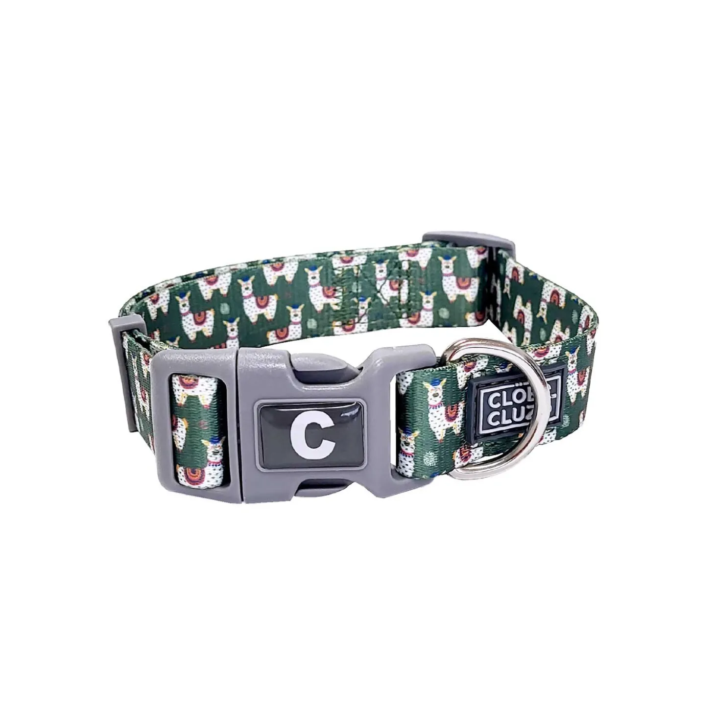 Llama Printed Dog Collar
