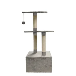London Two-tiered Cat Tree with Scratching Post