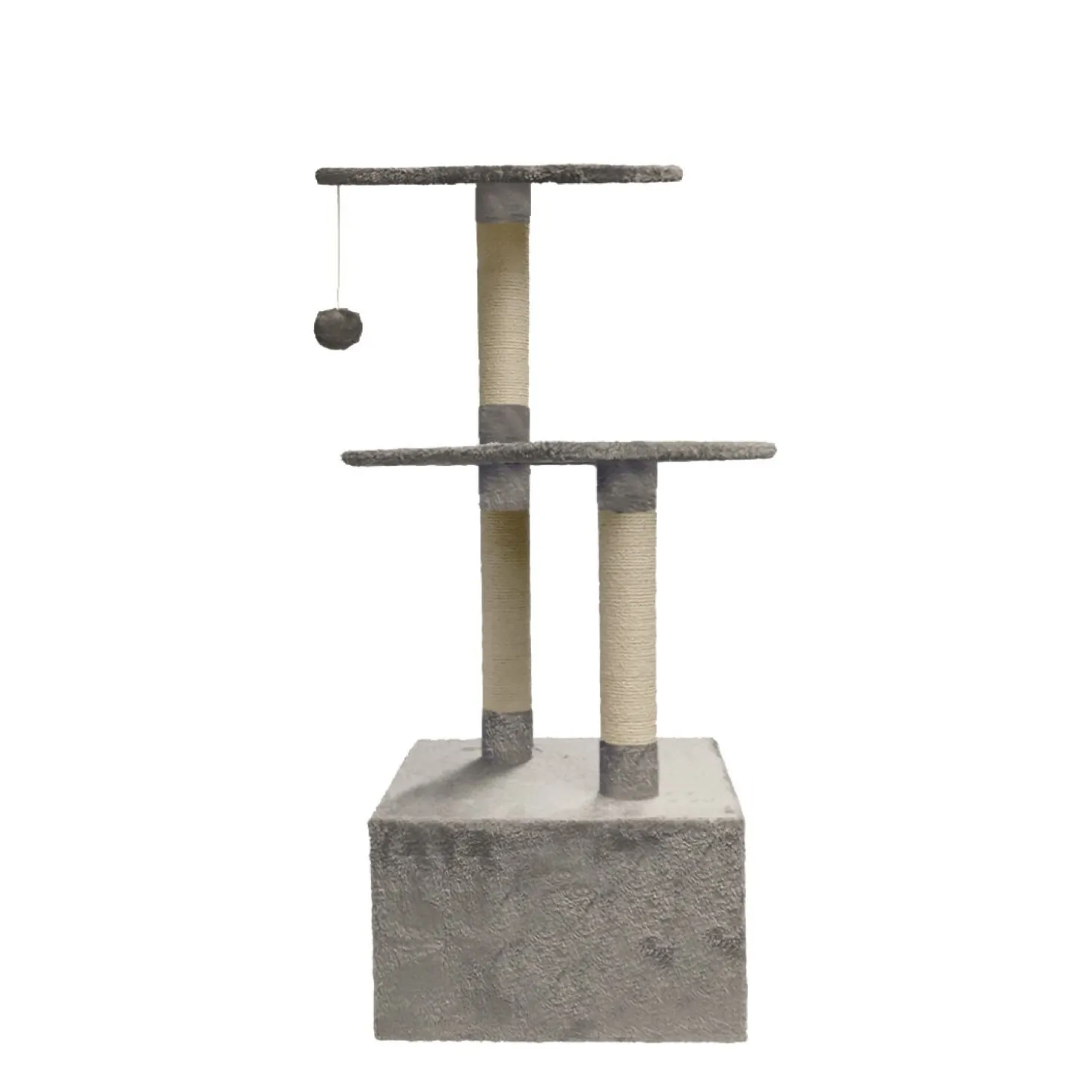 London Two-tiered Cat Tree with Scratching Post