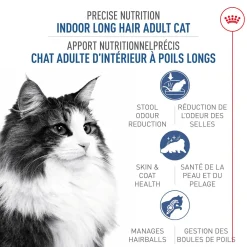 Long Hair Dry Food Formula for Indoor Cats Dry food